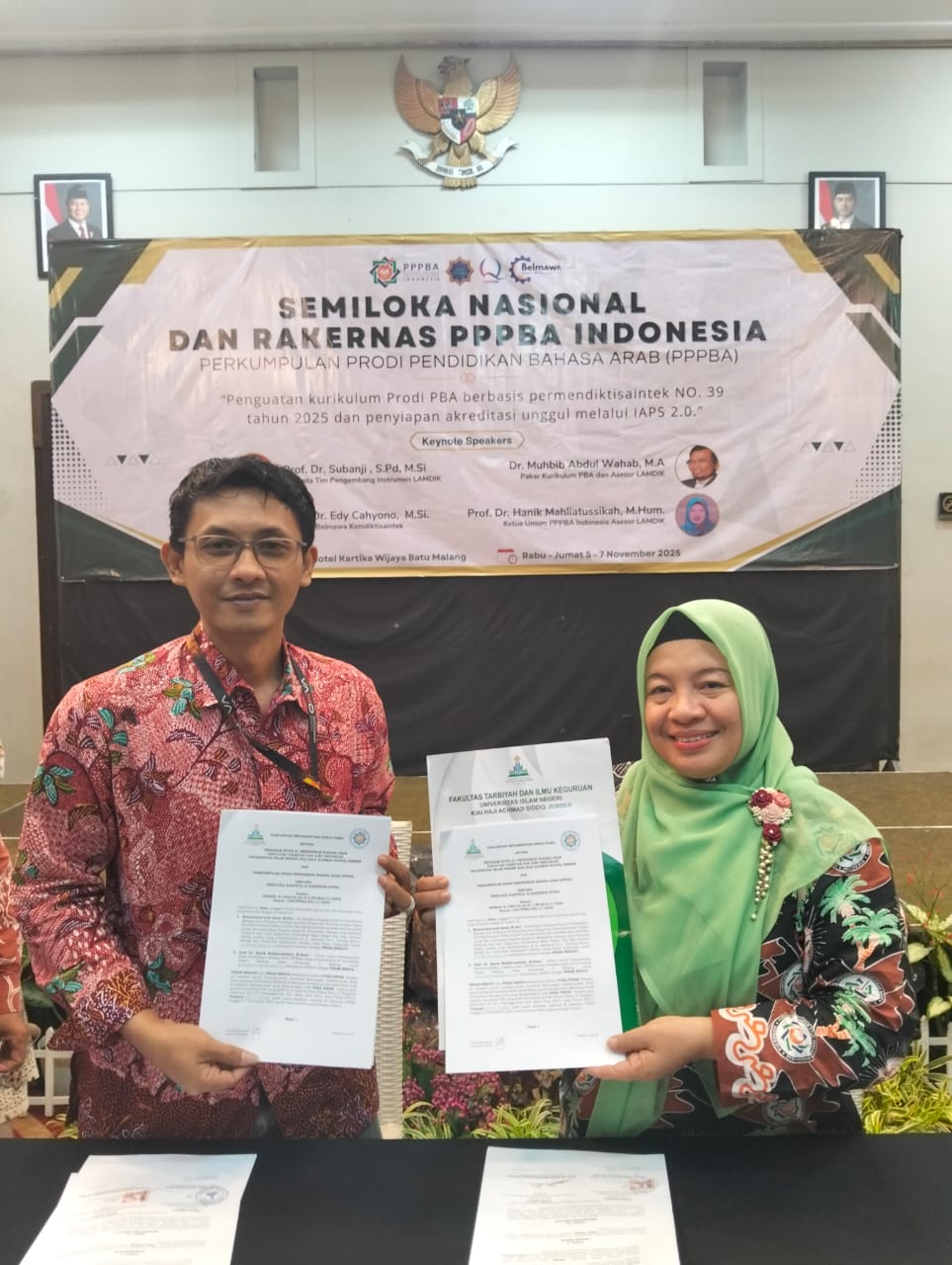 Kaprodi PBA UIN KHAS Hadiri Semiloka Nasional dan Rakernas 2025 di Batu, Perkuat Kurikulum PBA Pertahankan Akreditasi Unggul